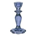 Glass Candle Holders - Navy (Set of 2)