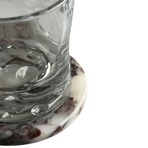 Calcutta Violet Marble Coaster (Set of 4)